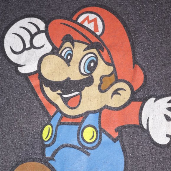 Official Men's Small Grep Nintendo Super Mario Bros Short Sleeve Tee Shirt - Picture 3 of 8